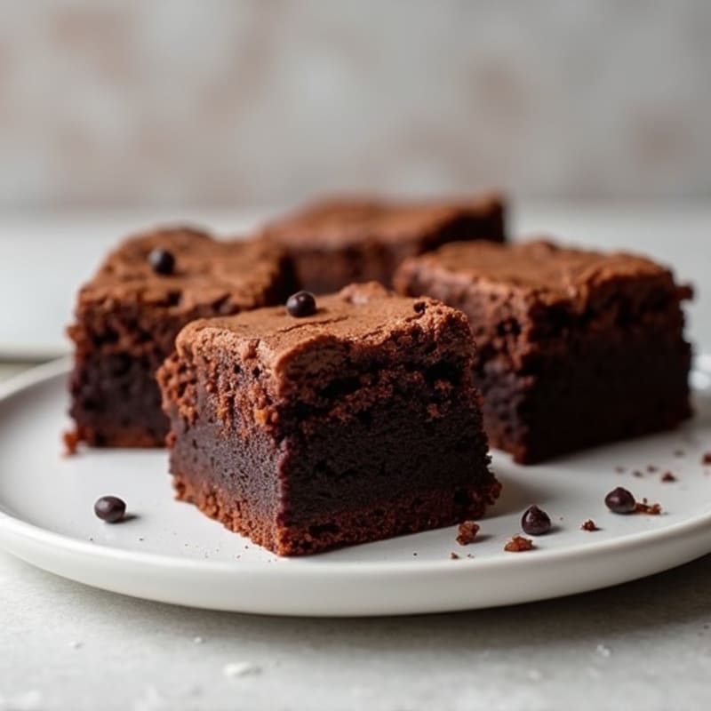 Black Bean Fudgy Chocolate Brownies