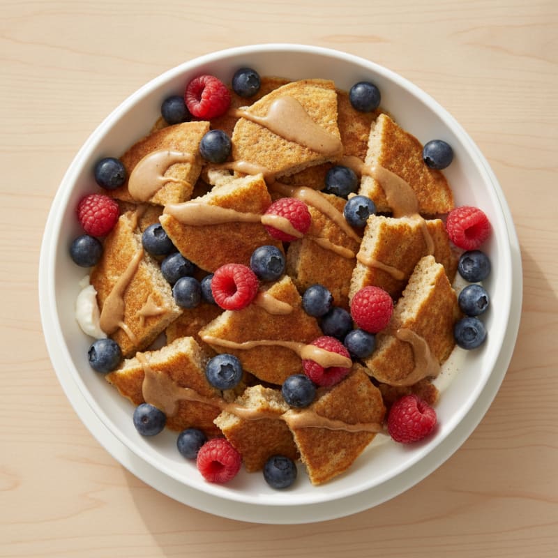 Protein Pancake Berry Bowl