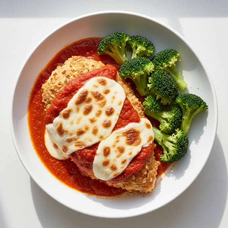 Baked Chicken Parmesan with Marinara