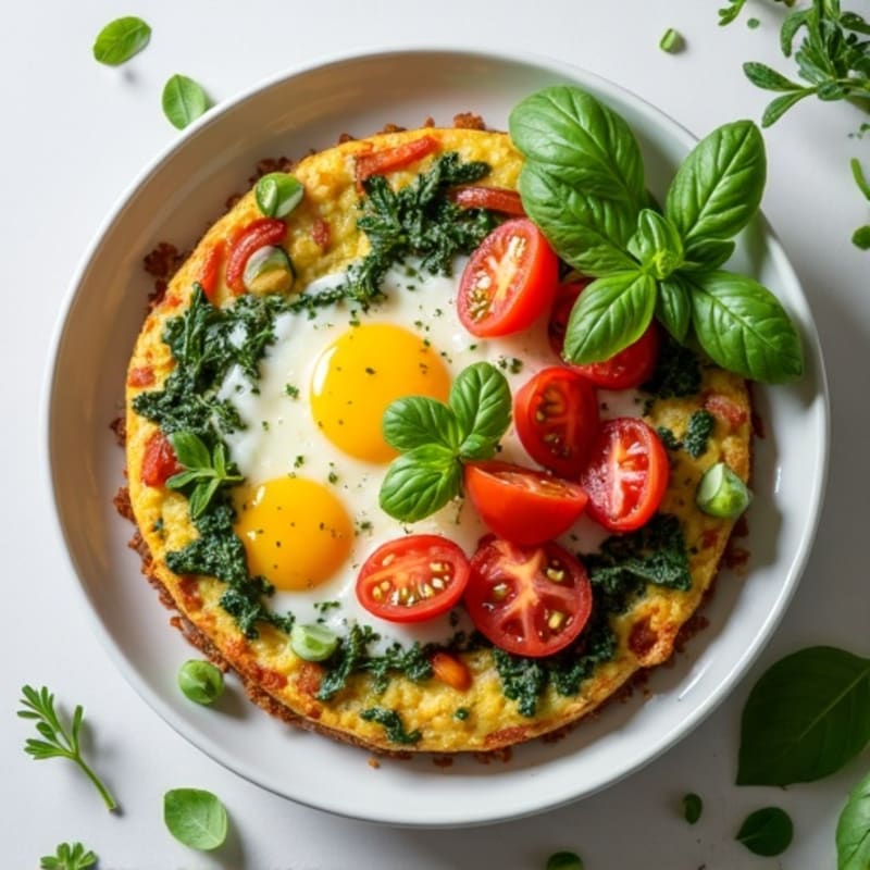 Fresh Herb and Veggie Frittata