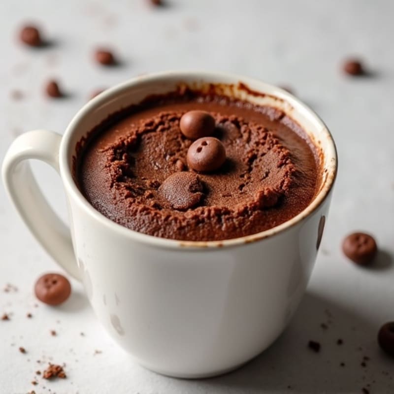 Protein-Packed Double Chocolate Mug Cake