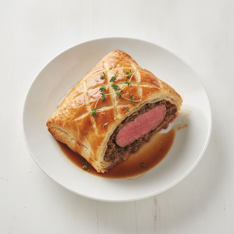 Classic Beef Wellington with Mushroom Duxelles