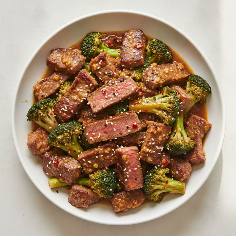 Sesame Beef and Broccoli Stir-Fry