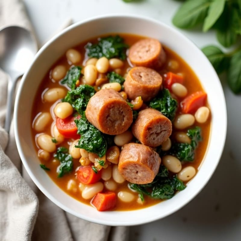 Hearty White Bean and Chicken Sausage Stew