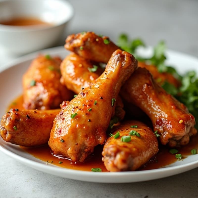 Crispy Baked Honey-Garlic Wings
