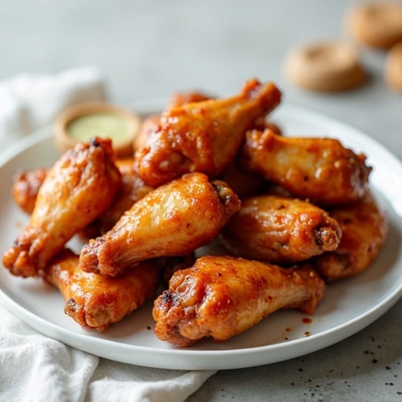 Crispy Honey Glazed Chicken Wings