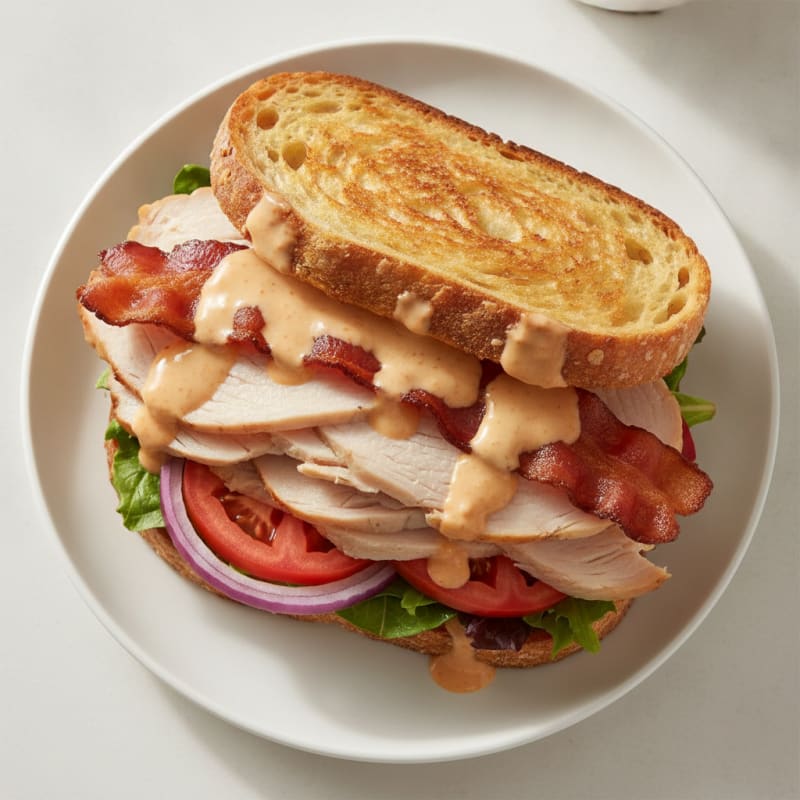 Turkey Bacon Bravo Sandwich