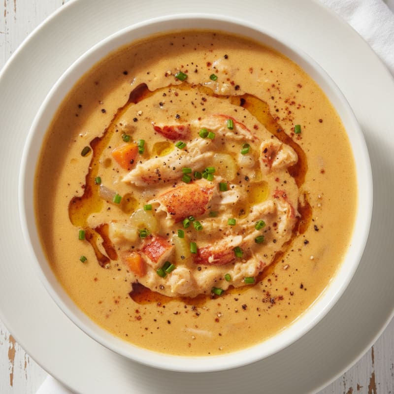 Rich Lobster Bisque with Sherry
