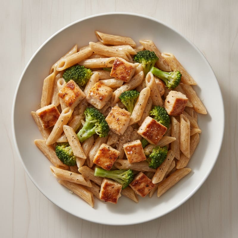Garlic Parmesan Chicken Alfredo Pasta