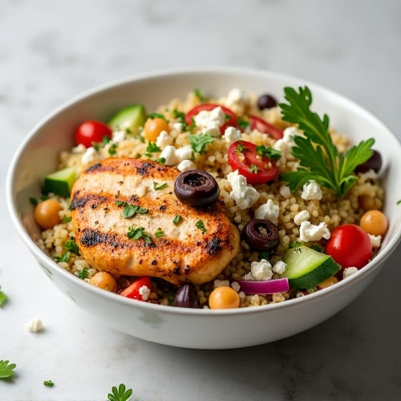 Protein-Packed Mediterranean Quinoa Bowl