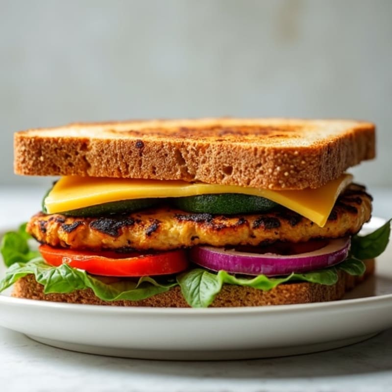 Hearty Grilled Vegetable Sandwich