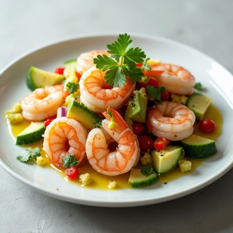 Fresh Shrimp and Avocado Ceviche