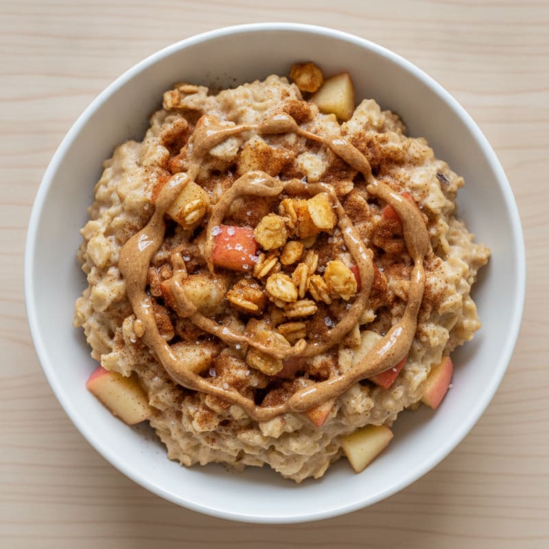 Apple Cinnamon Honey Protein Oatmeal