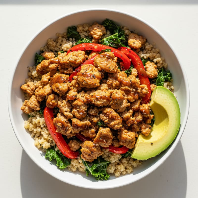 Lean Turkey and Quinoa Power Bowl