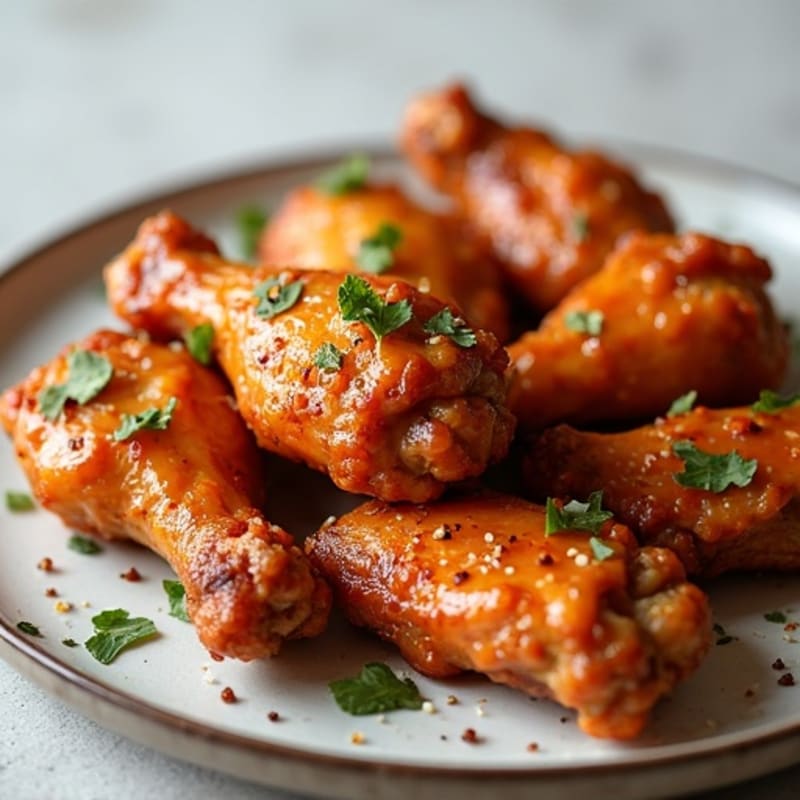 Crispy Honey Glazed Chicken Wings
