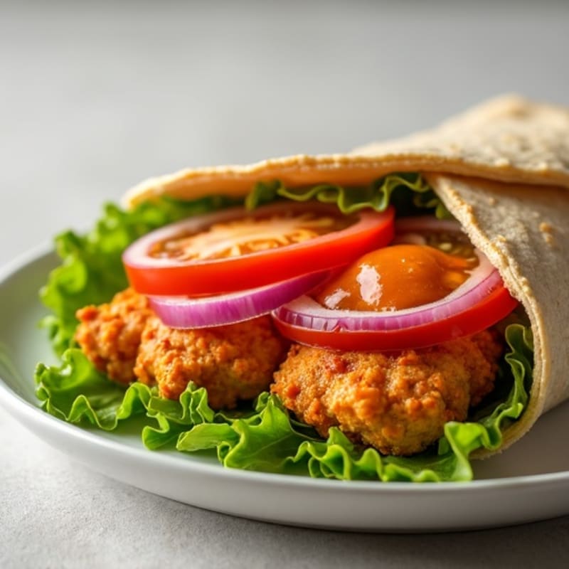 Crispy Buffalo Chicken Ranch Wrap