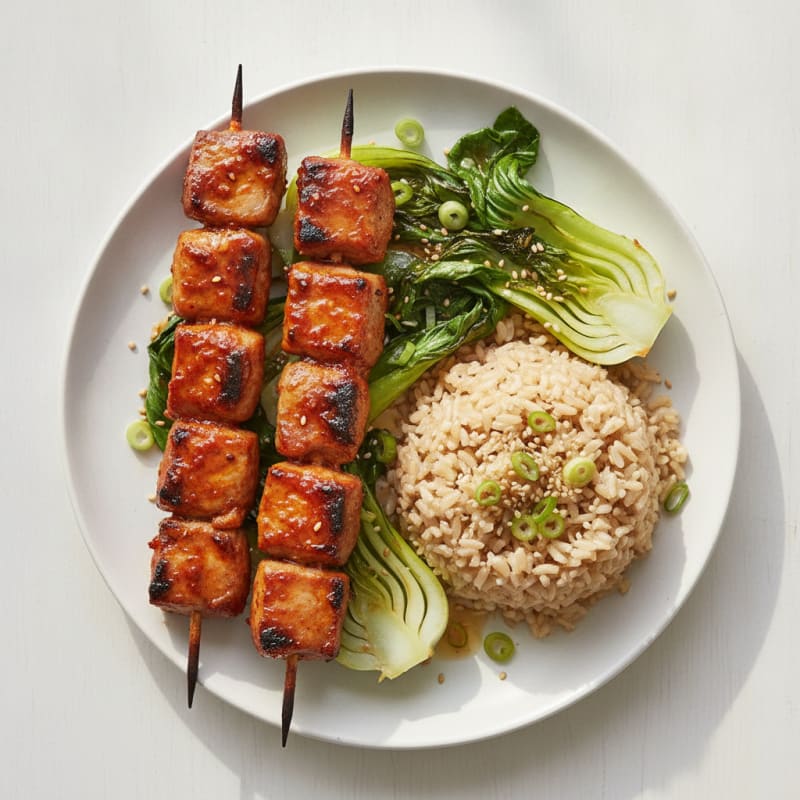 Spicy Gochujang Pork Skewers