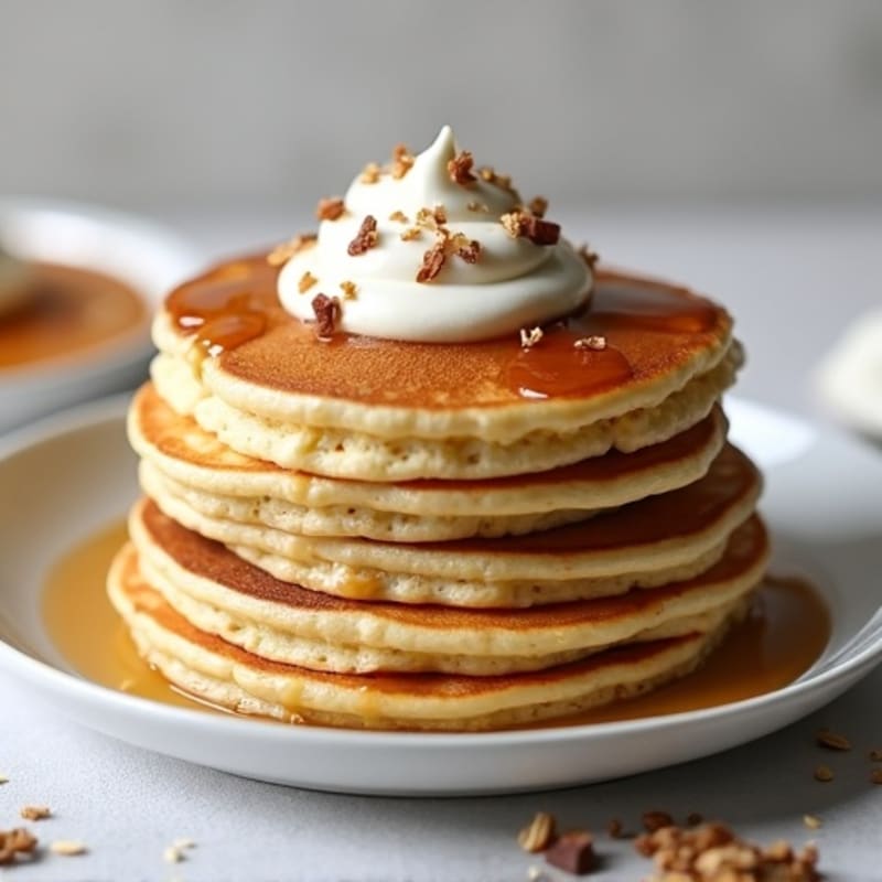 Fluffy Greek Yogurt Protein Pancakes