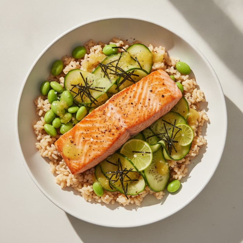 Salmon Sushi Rice Bowl