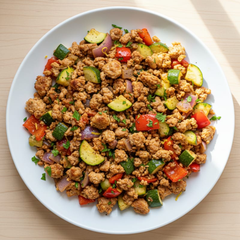 Zesty Turkey and Vegetable Skillet