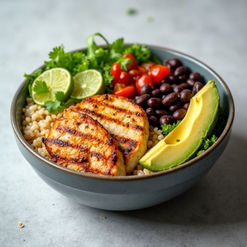 Healthy Black Bean Burrito Bowl