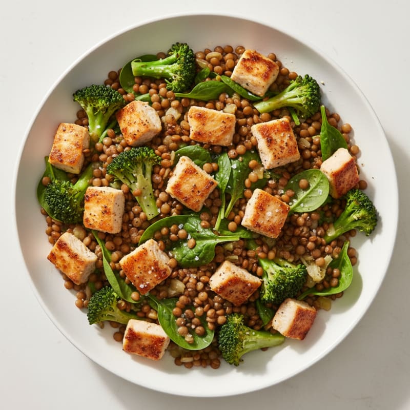 Lentil and Vegetable Power Bowl
