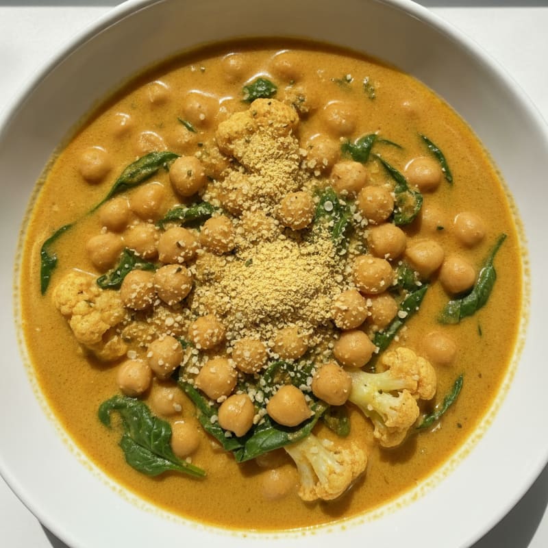 Chickpea and Vegetable Coconut Curry