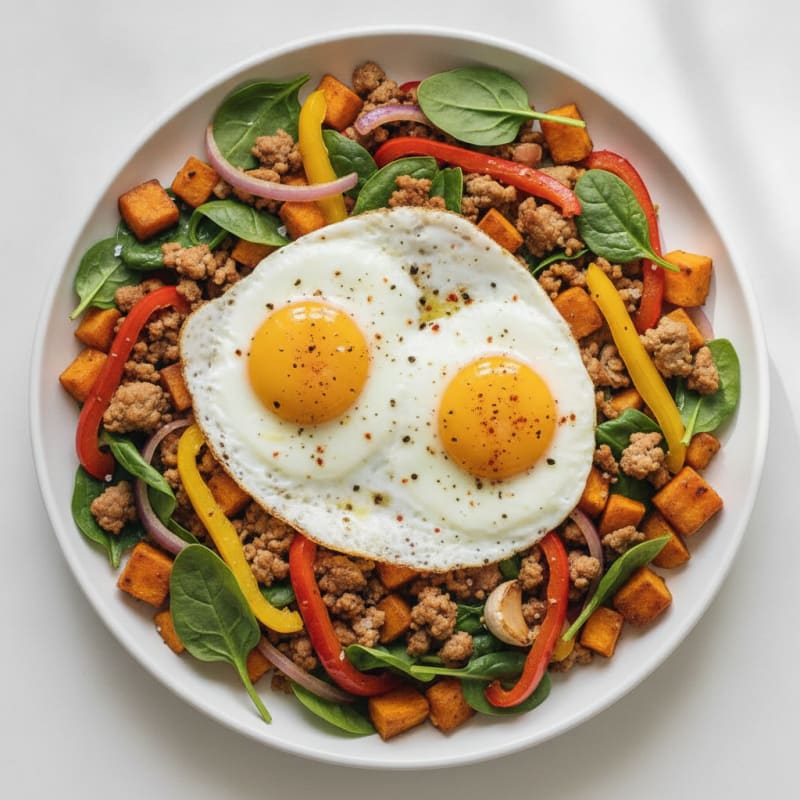 Hearty Grand Slam Breakfast Skillet