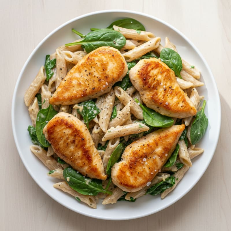 Creamy Garlic Parmesan Chicken Pasta