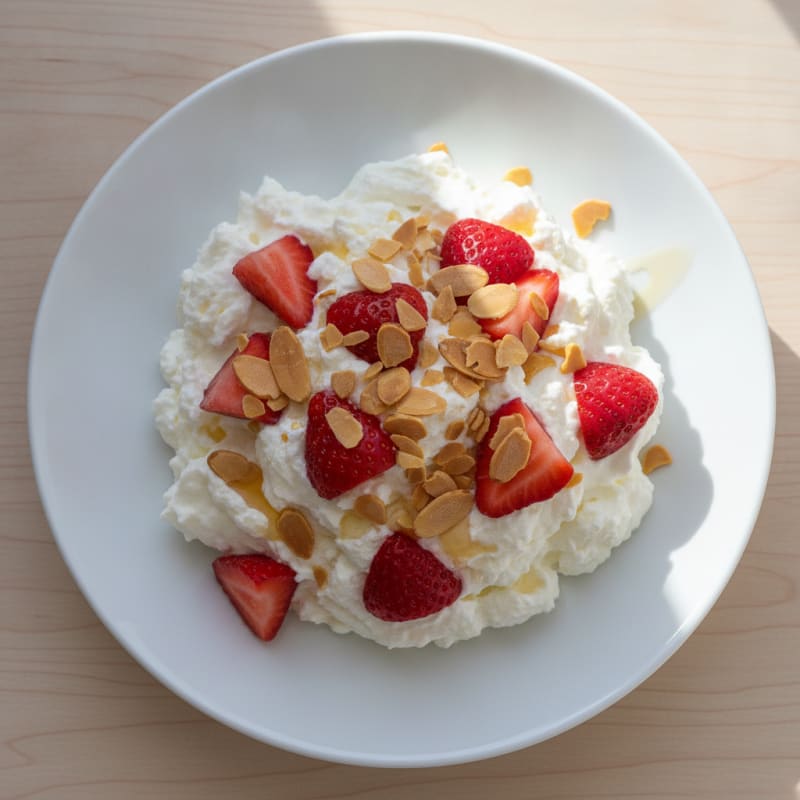 Silky Greek Yogurt Protein Mousse with Fresh Berries
