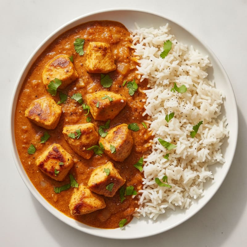 Clean Chicken Tikka Masala with Basmati Rice