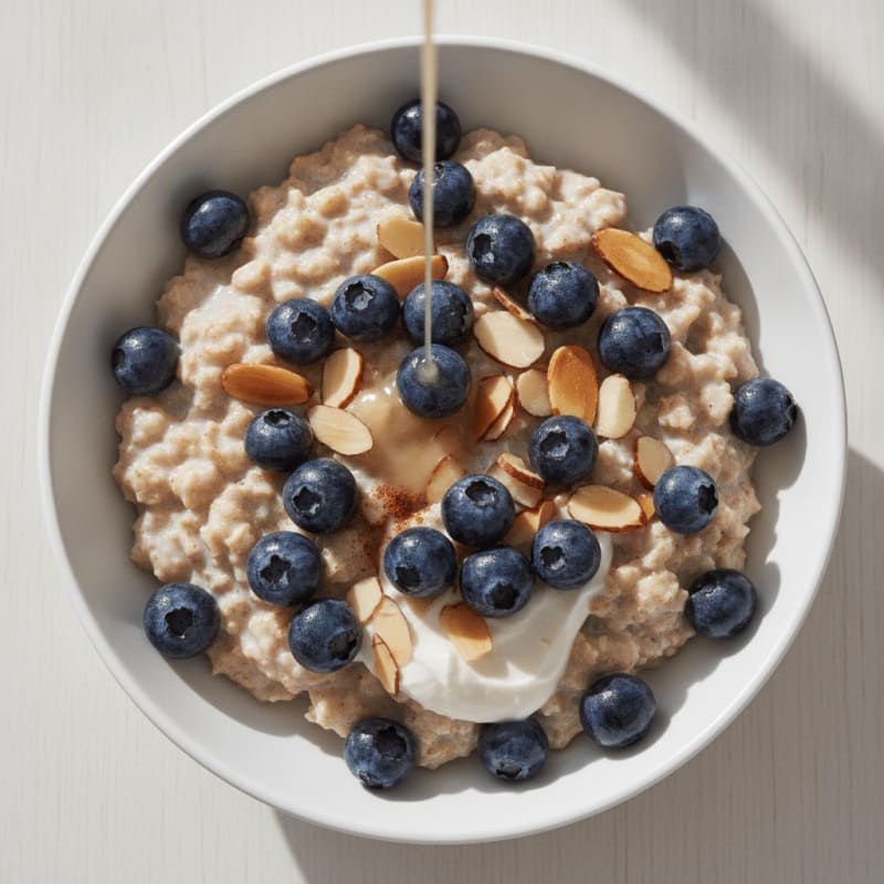 Blueberry Almond Overnight Oats