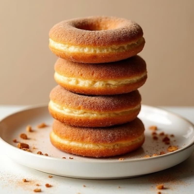 Baked Maple-Cinnamon Protein Donuts