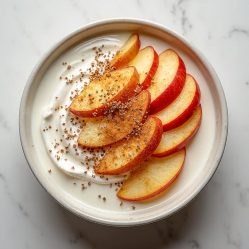 Creamy Apple Cinnamon Protein Yogurt Bowl