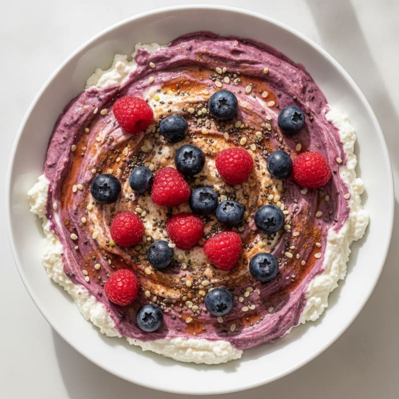 Cottage Cheese Berry Power Bowl