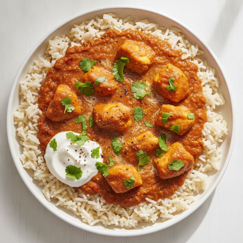 Spiced Butter Chicken with Basmati Rice