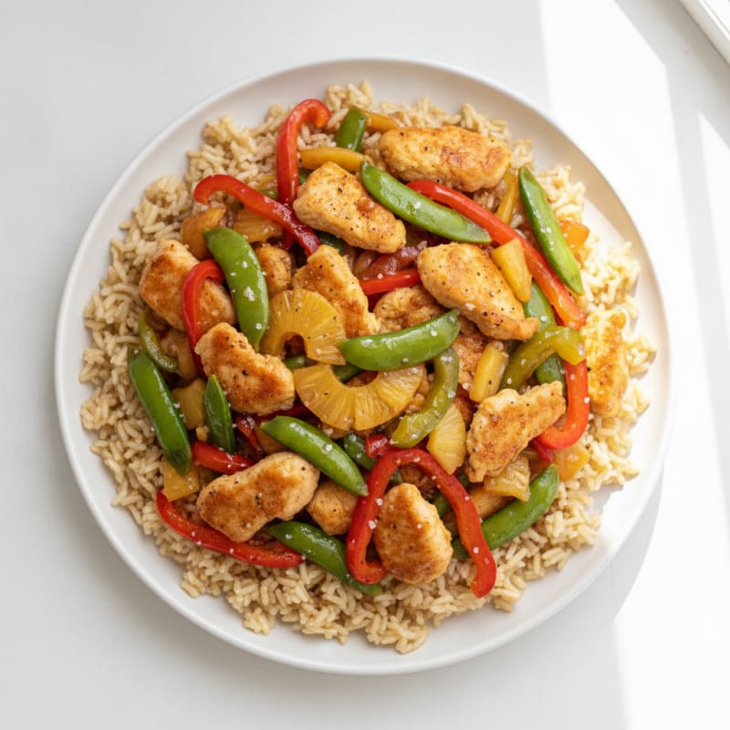 Sweet and Sour Chicken Stir-Fry