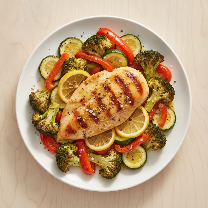 Sheet Pan Lemon Herb Chicken and Veggies