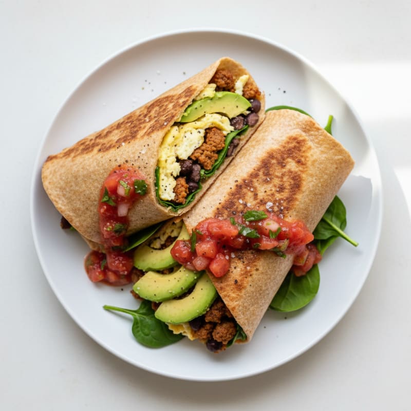 Ultimate Loaded Breakfast Burrito with Chorizo