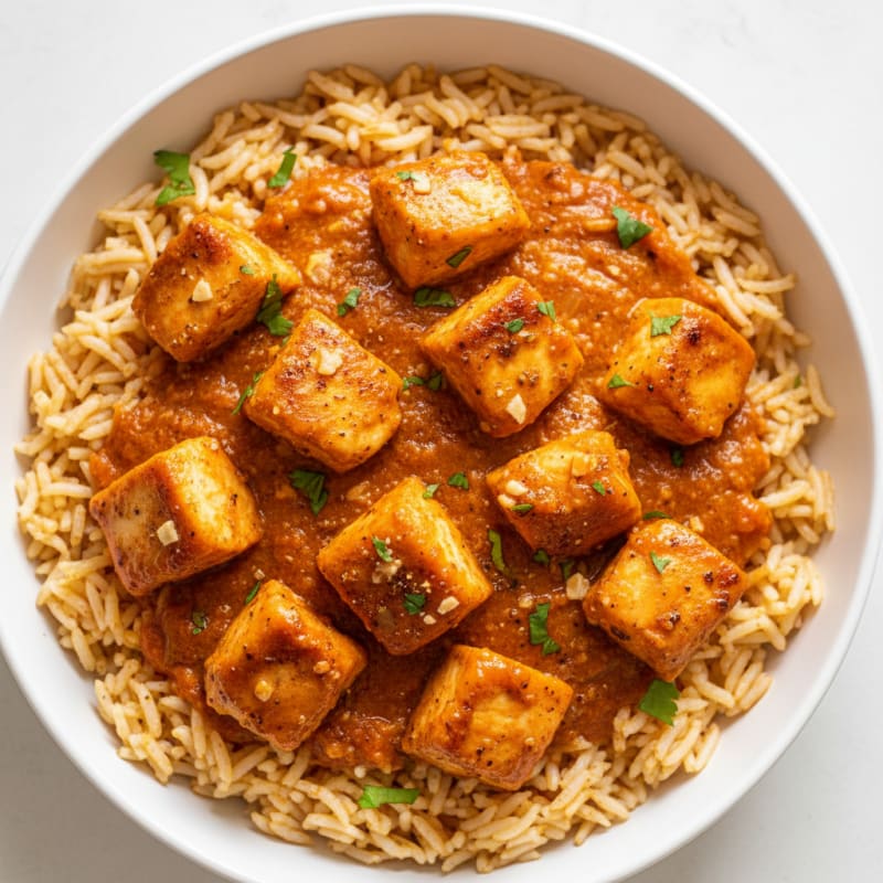 Creamy Spiced Chicken Masala with Basmati