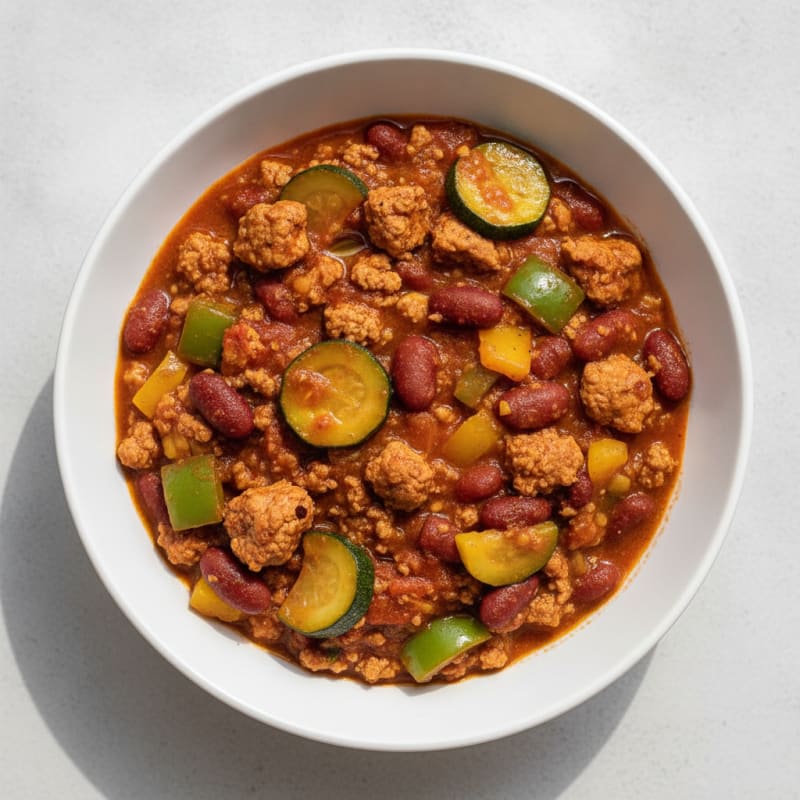 Hearty Turkey and Vegetable Chili
