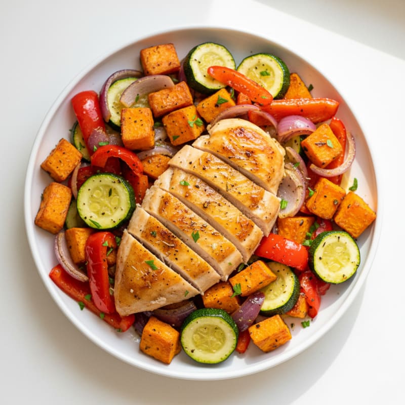 Roasted Chicken and Vegetable Medley