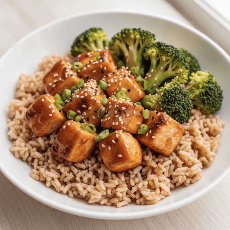 Teriyaki Chicken and Rice Bowl