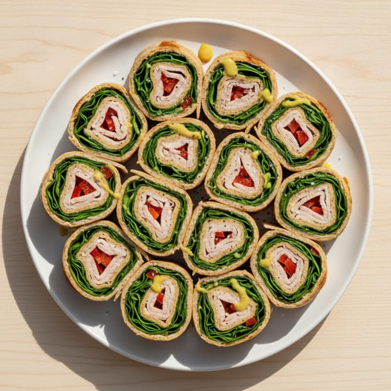 Turkey and Provolone Pinwheels