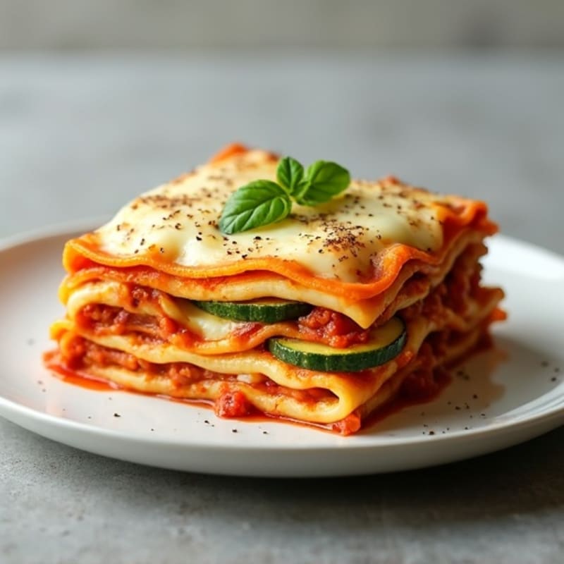Lean Turkey Zucchini Lasagna