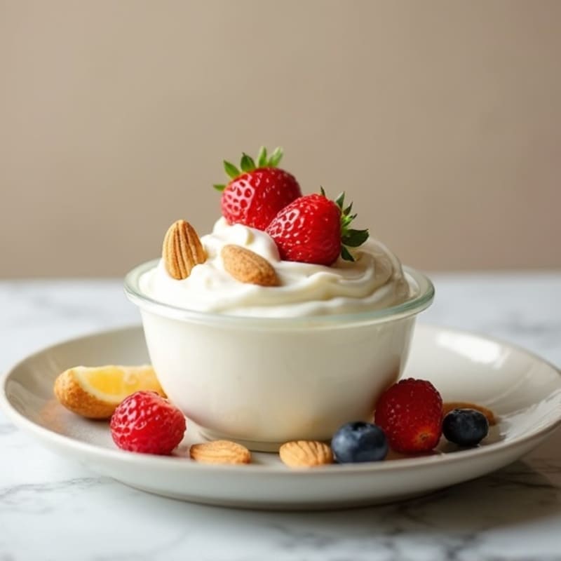 Silky Greek Yogurt Protein Pudding with Almond Butter