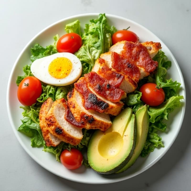 Crispy Turkey Bacon Club Salad