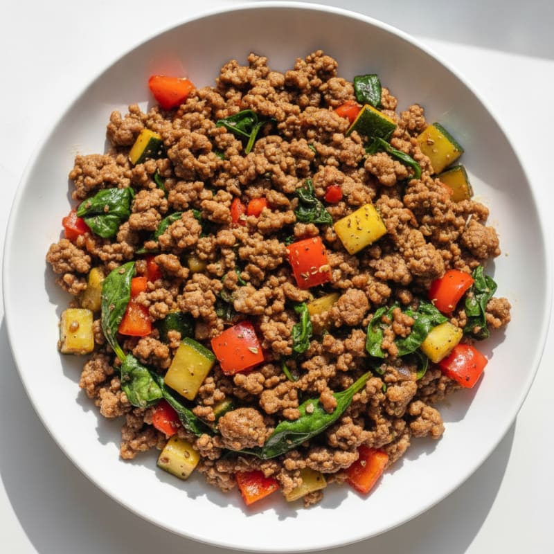 Savory Ground Beef Skillet