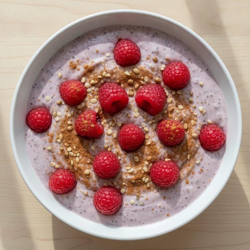 Berry Chia Seed Breakfast Pudding