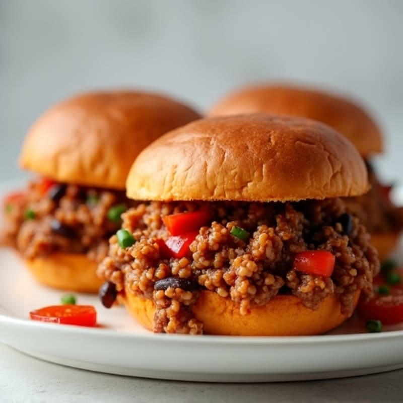 Lean Turkey Sweet Potato Sloppy Joe Sliders